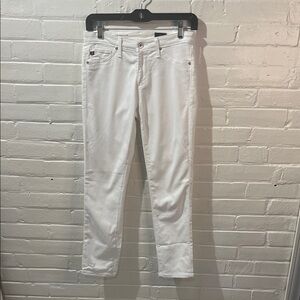 AG Adriano Goldschmied White Skinny Jeans